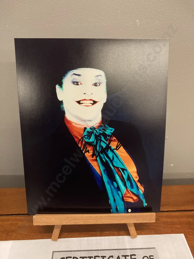 Jack Nicholson Signed Photo With Authentication, 25 x 20cm Image 1++